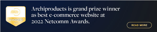  Archiproducts is grand prize winner as best e-commerce website at 2022 Netcomm Awards. 